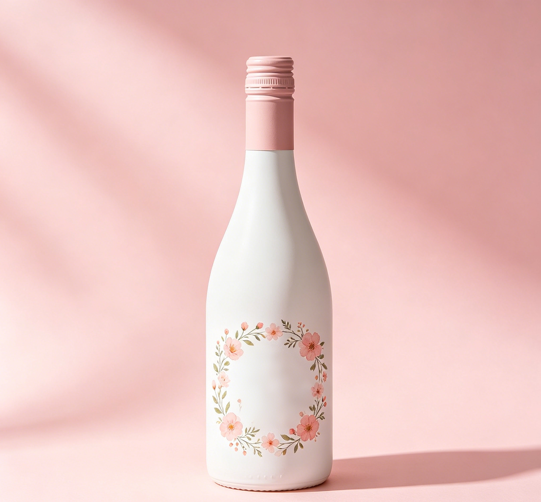 Birthday Wine Bottle Decoration - Floral
