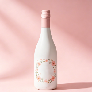 Birthday Wine Bottle Decoration - Floral