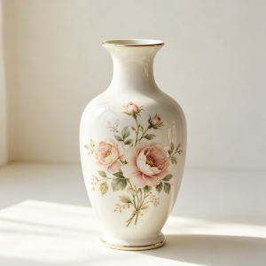 Handcrafted Bottle Vase - Floral