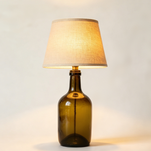 Handcrafted Bottle Lamp - Rustic